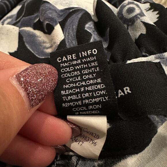 Who What Wear Womens Floral Wide Leg Pants 4 Whimsigoth Boho Cottagecore Spring - Picture 9 of 9